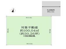 市川市曽谷７丁目　売地　約３０坪の整形地！