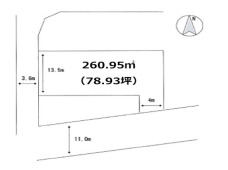 市川市市川３丁目　売地　駅６分の７８坪！