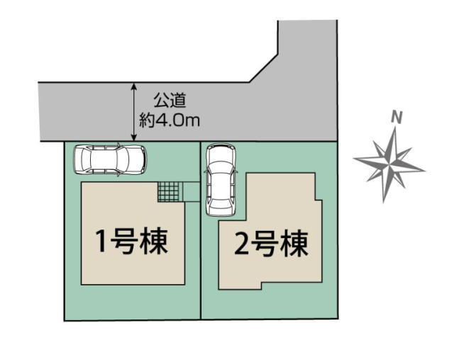 中国分１丁目　新築戸建　小学校３分！全２棟