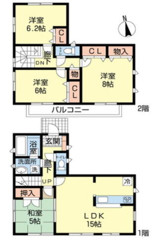 鎌ケ谷市東中沢２丁目　中古戸建　ウッドデッキのあるお庭付き！