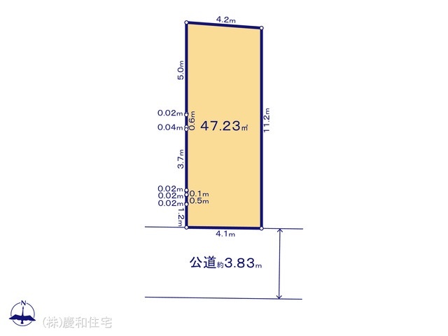 葛飾区青戸6丁目 売地 建築条件なし