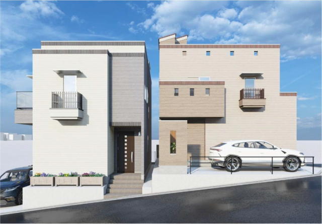 船橋市丸山3丁目 新築戸建 高台×屋上付き!全2棟
