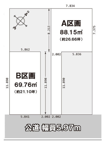 市川市富浜3丁目 売地 駅徒歩10分