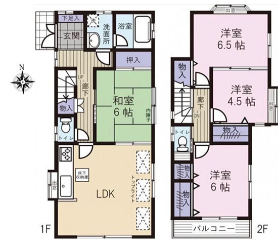 鎌ケ谷市東道野辺1丁目 中古戸建 生活施設充実