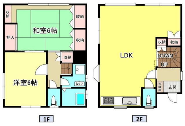 船橋市田喜野井5丁目 中古戸建 全居室6帖以上!