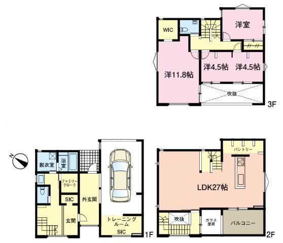 鎌ケ谷市富岡2丁目 新築戸建 太陽光発電付オール電化