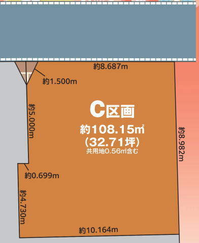 松戸市胡録台 売地 C区画