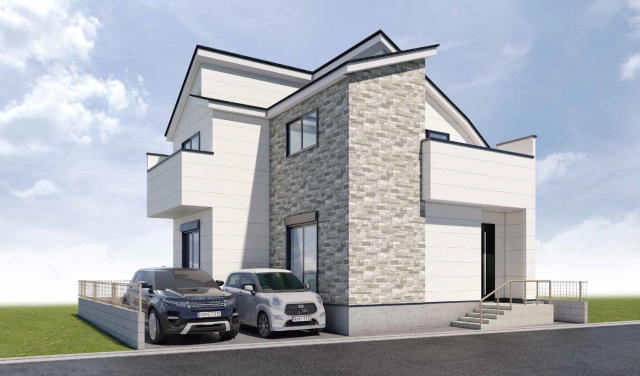 松戸市小山 新築戸建 LDK広々22帖!