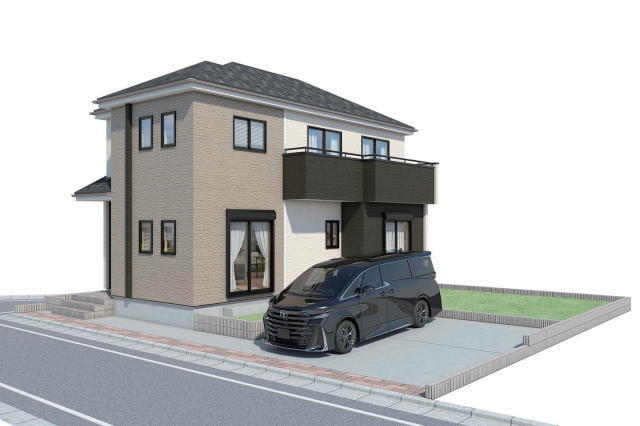 鎌ケ谷市くぬぎ山1丁目 新築戸建 角地×駐車2台可!