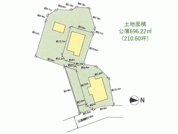 夏見台６丁目 ２００坪超の土地 建築条件なし 土地情報 市川の不動産 住宅なら慶和住宅にお任せ 市川駅３分